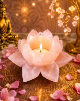 Rose Quartz Lotus